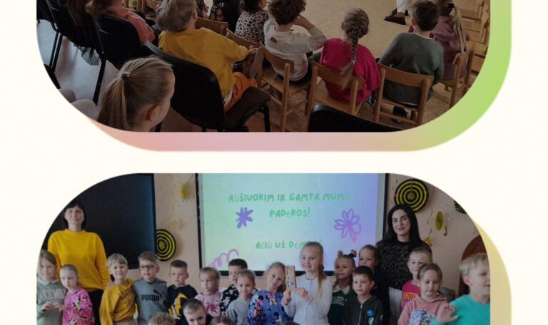 Paskaita Mažeikių lopšelyje-darželyje „Bitutė”