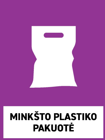 Minkšto plastiko pakuotės