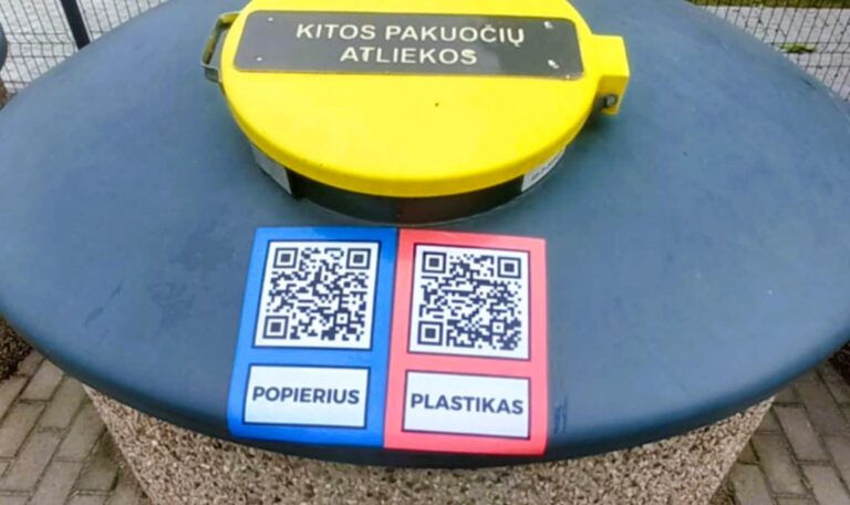 ATLIEKŲ RŪŠIAVIMAS -QR KODAI