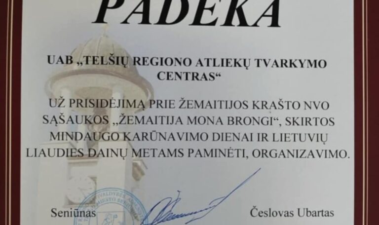 Renginys „Žemaitija mona brongi”