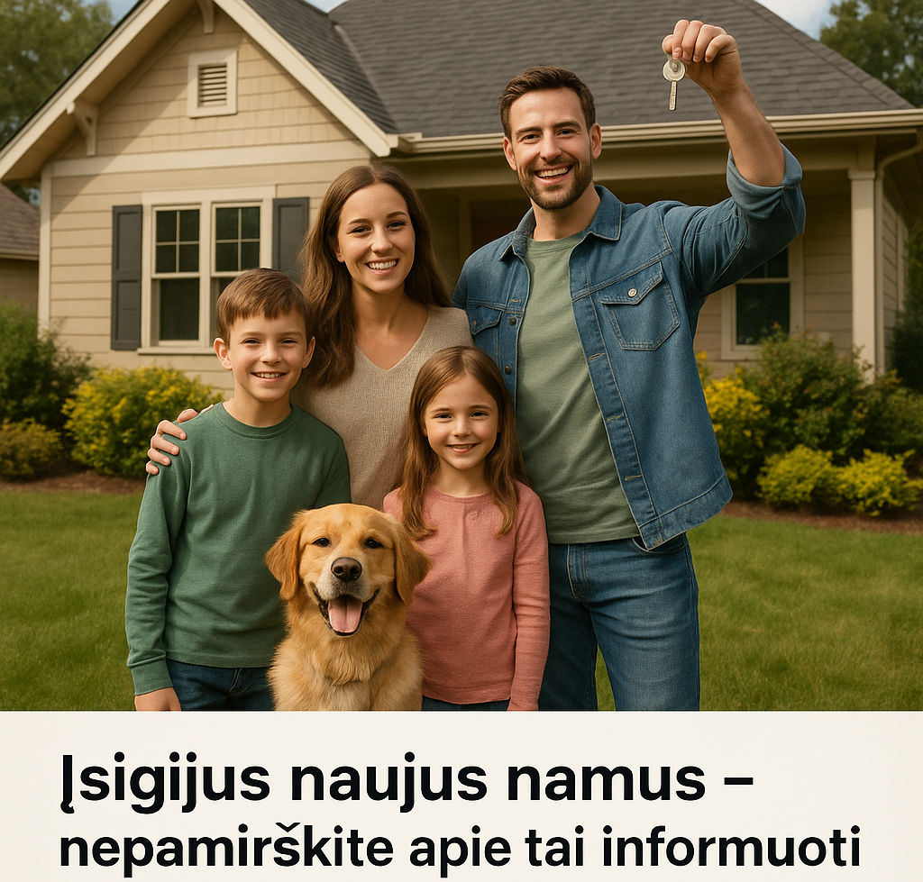 Įsigijau ar paveldėjau nekilnojamąjį turtą, pasikeitė savininkai – kur kreiptis ir kaip elgtis?