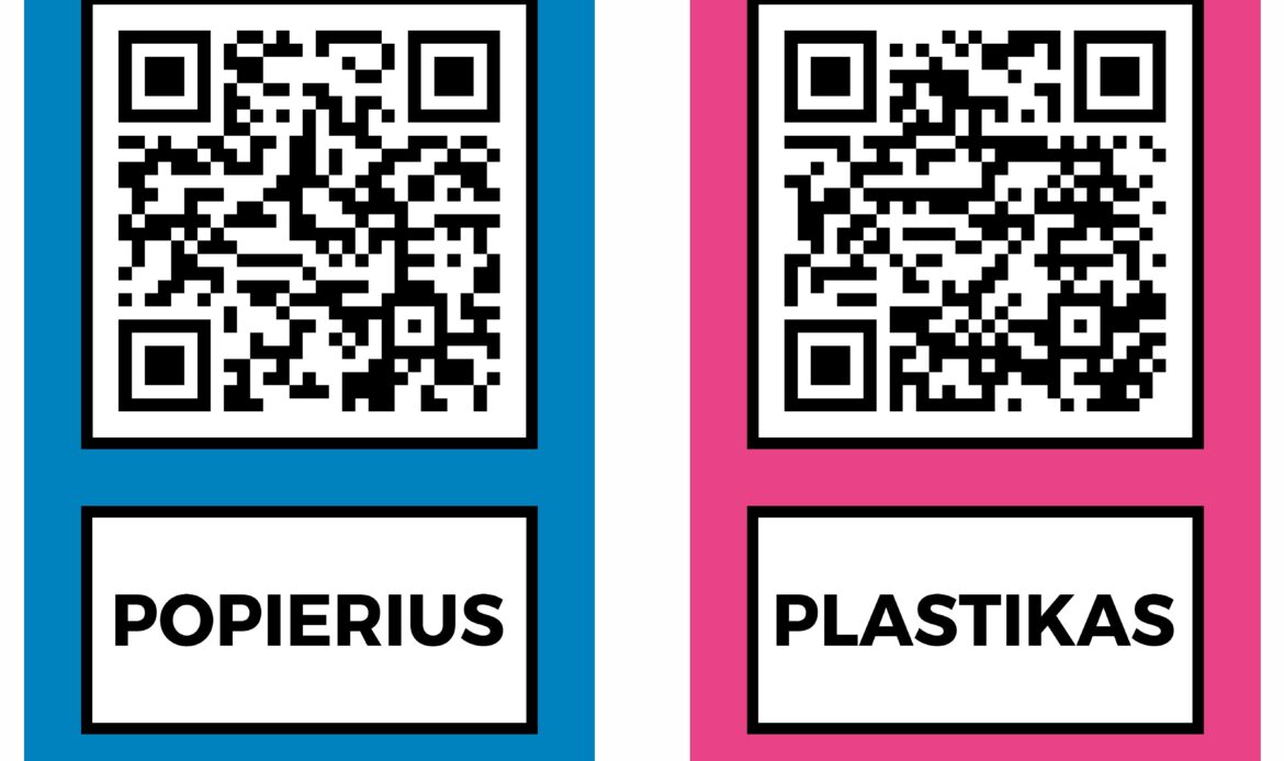 ATLIEKŲ RŪŠIAVIMAS -QR KODAI