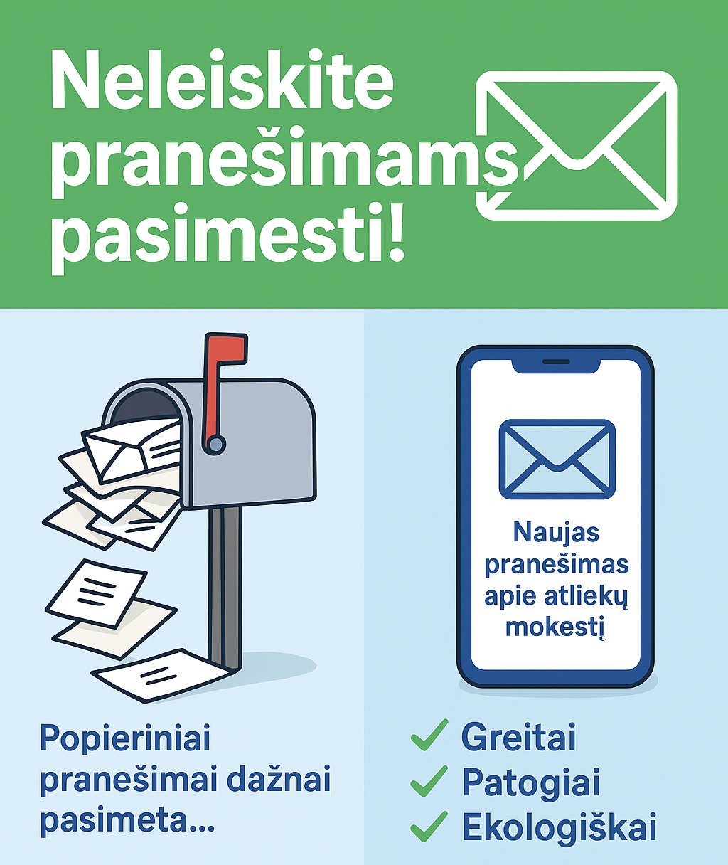 Būkite žingsniu priekyje – rinkitės patogų informacijos gavimą!