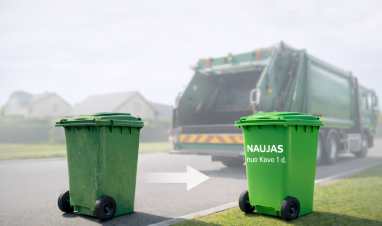 foto konteinerio keitimas nuo 03 01 Plungė