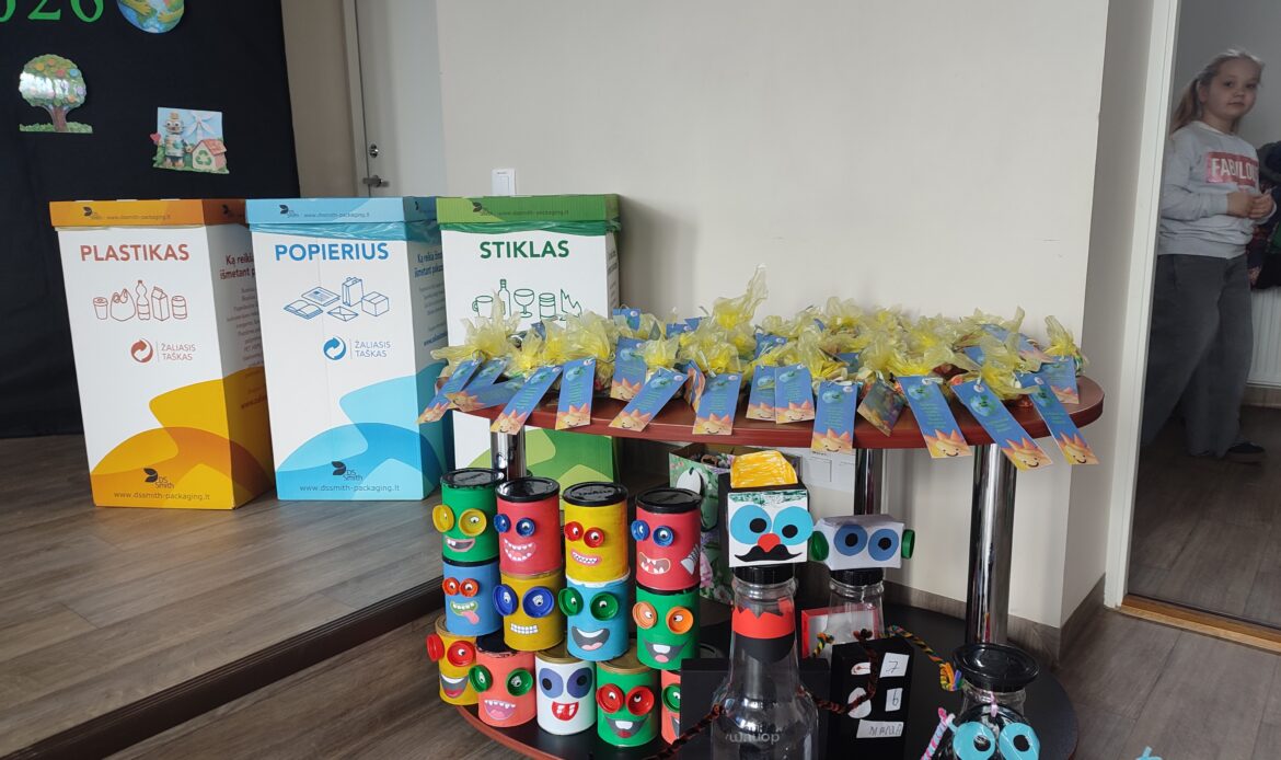 Vaikai – Žemės draugai 2026: darželinukai pristatė tvarius sprendimus