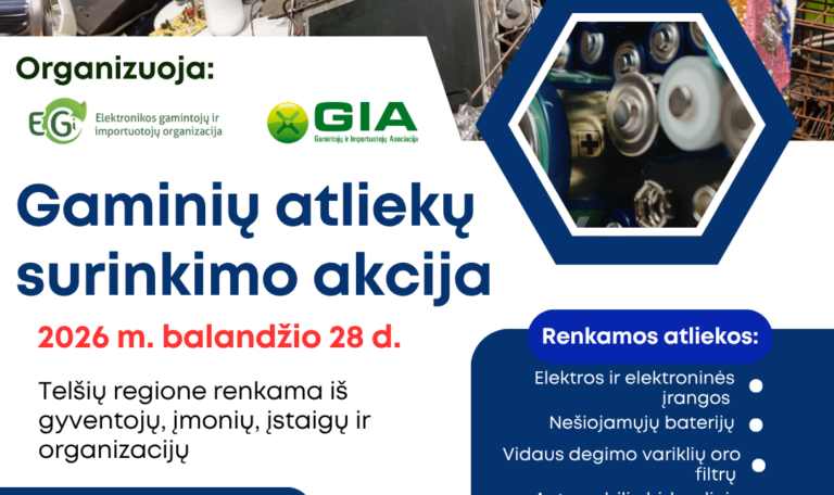 Būk atsakingas – pasirūpink atliekomis tinkamai!